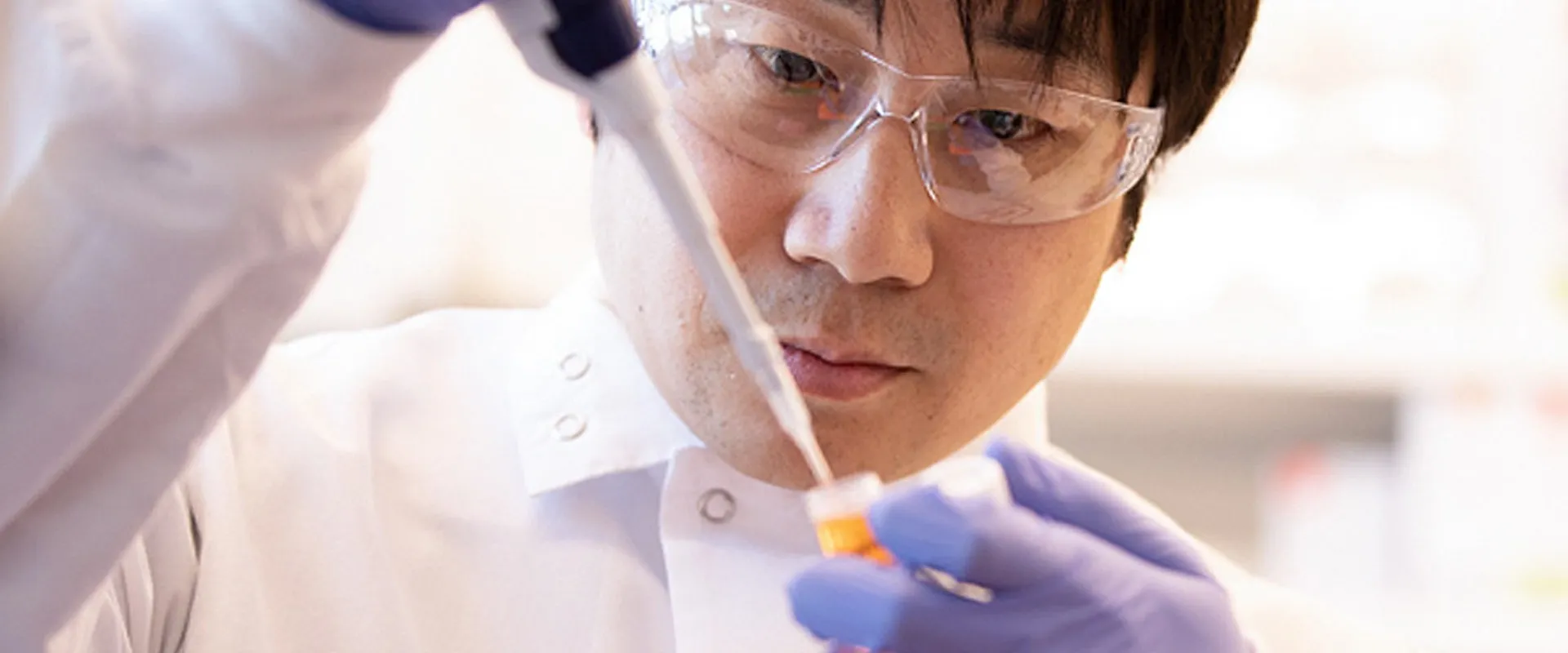 A scientist at Verve Therapeutics